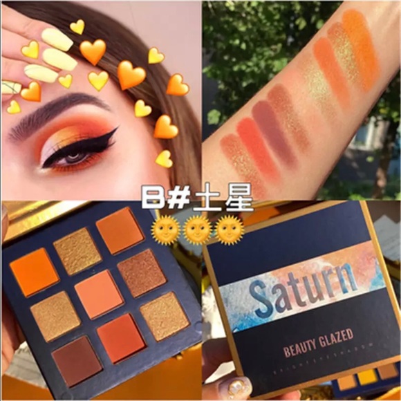 🌺HP Eyeshadow palette shimmer glitter shiny holographic beauty eyes makeup neon - Picture 8 of 15